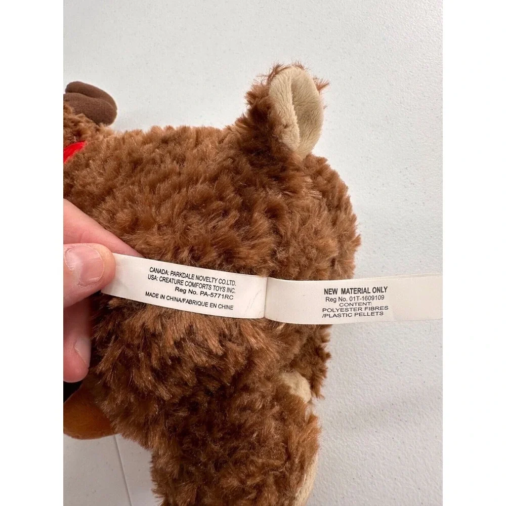 Plush Moose Hugging Baby Moose‎ Stuffed Animal By Creature Comforts Brown Maple